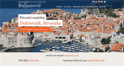 Desktop Screenshot of buljanovicdubrovnik.com