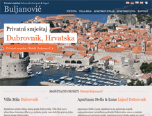 Tablet Screenshot of buljanovicdubrovnik.com